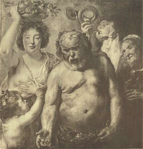 Jacob Jordaens - Silenus. Free illustration for personal and commercial use.