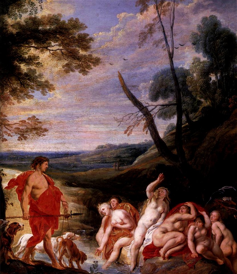 Jacob Jordaens - Diana and Actaeon (detail) - WGA11992