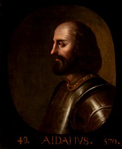 Jacob Jacobsz de Wet II (Haarlem 1641-2 - Amsterdam 1697) - Aidanus, King of Scotland (575-610) - RCIN 403350 - Royal Collection