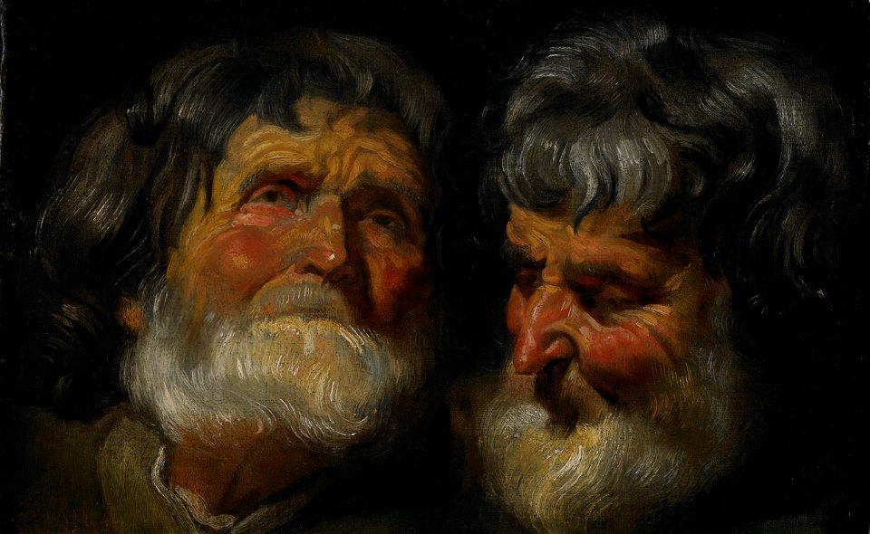 Jacob Jordaens - Two Studies of the Head of an Old Man - 93.53 - Minneapolis Institute of Arts
