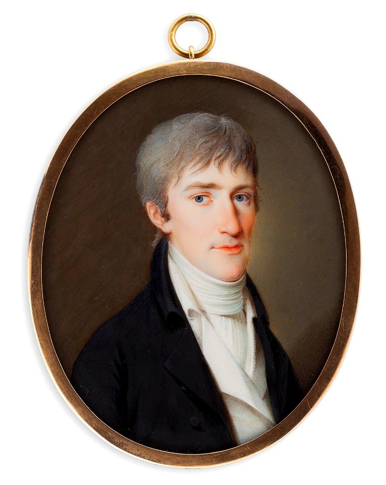 Jacob Axel Gillberg - Portrait of a man - S 348 - Finnish National Gallery