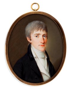 Jacob Axel Gillberg - Portrait of a man - S 348 - Finnish National Gallery