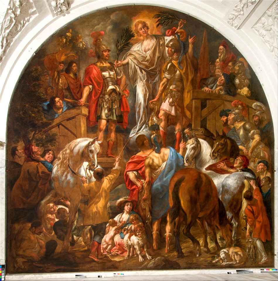Jacob Jordaens the elder - Peace between the Romans and the Batavians - Google Art Project