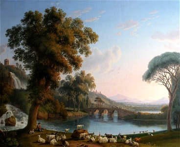 Jacob Philipp Hackert (1737-1807) - Imaginary River Landscape - 608948 - National Trust
