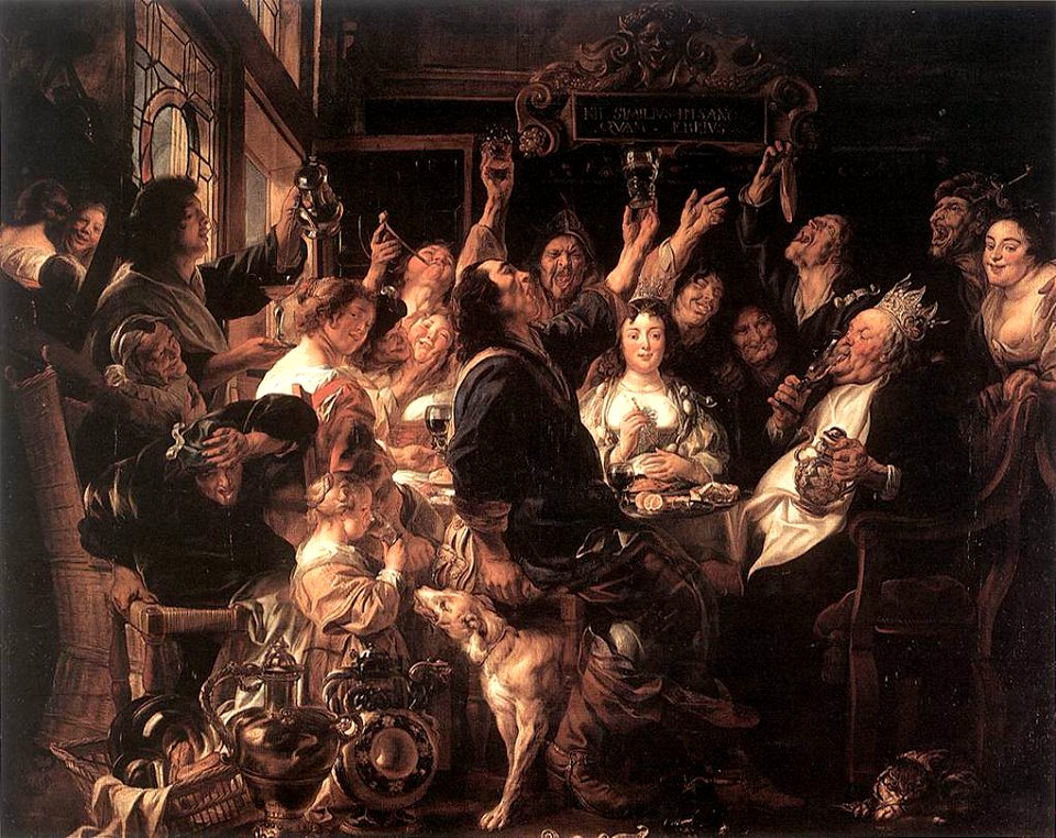 Jacob Jordaens - The Bean King - WGA11978