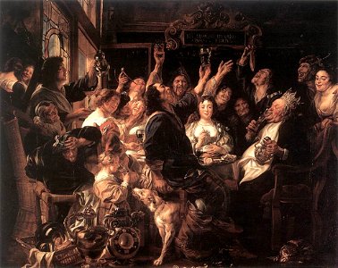 Jacob Jordaens - The Bean King - WGA11978