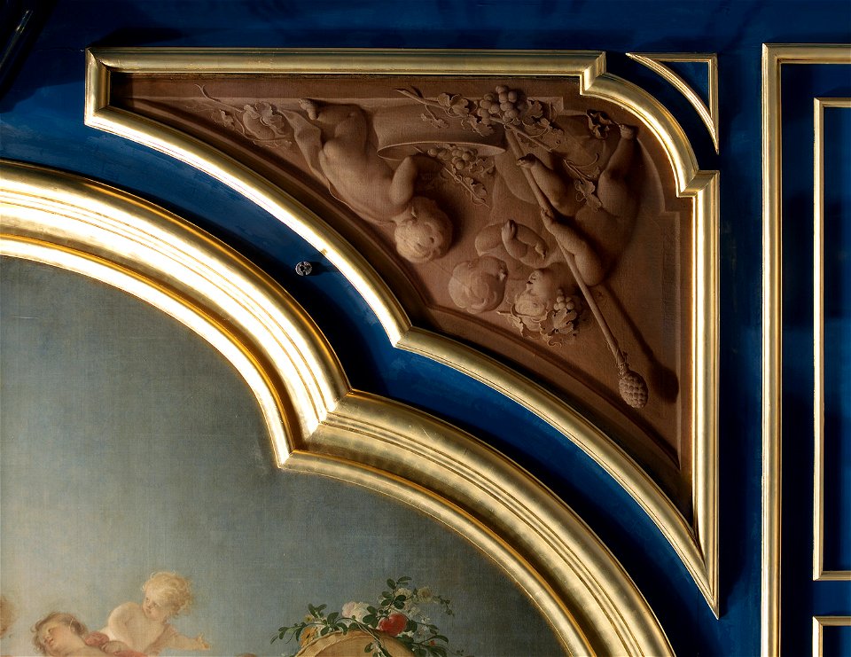 Jacob de Wit - Zijstuk van plafond de dageraad en de jaargetijden - SA 38089.5 - Amsterdam Museum
