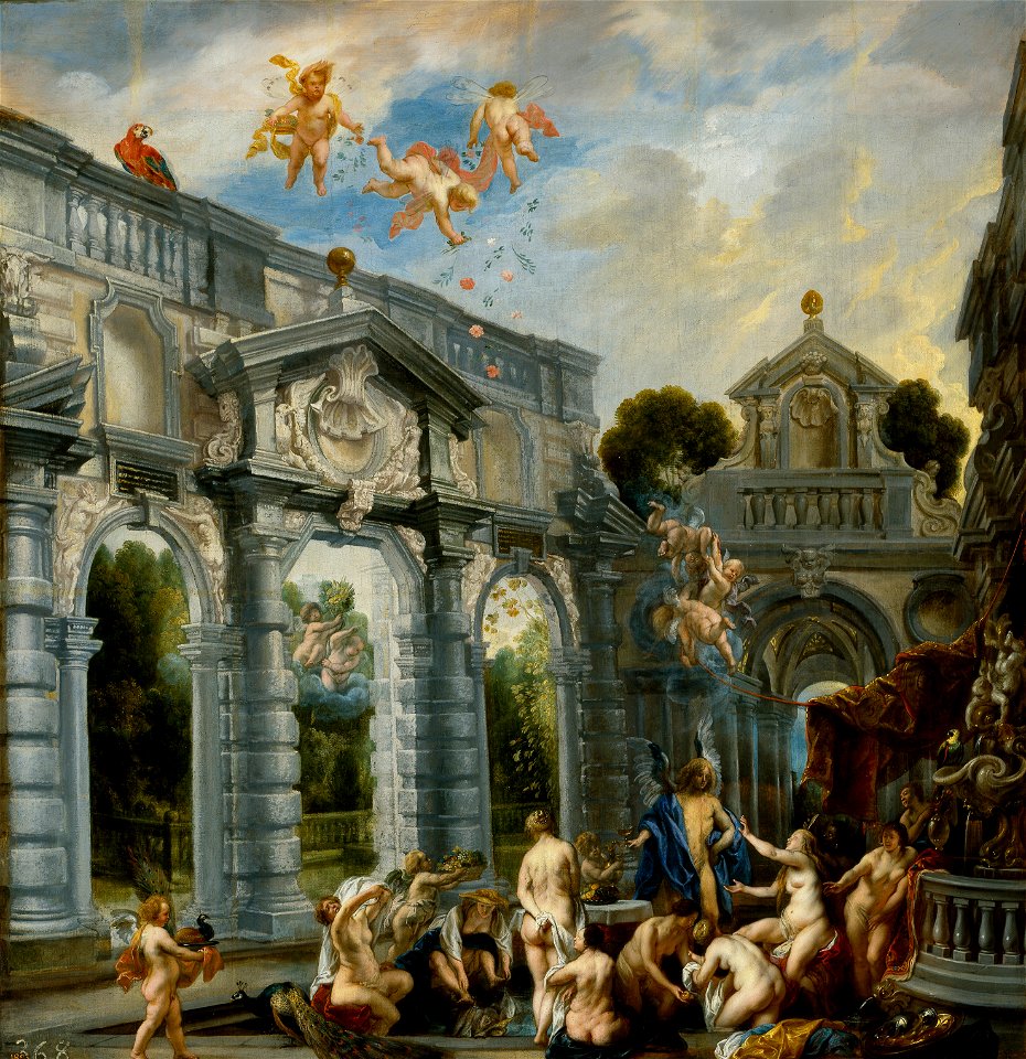 Jacob Jordaens - El amor de Cupido y Psique, 1630