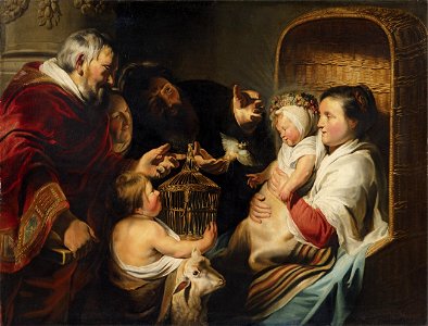 Jacob Jordaens Die Heilige Familie