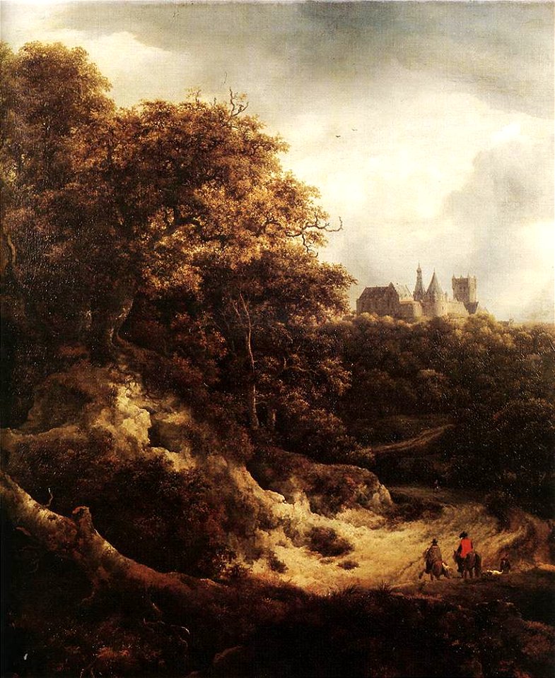 Jacob Isaacksz. van Ruisdael - The Castle at Bentheim - WGA20470