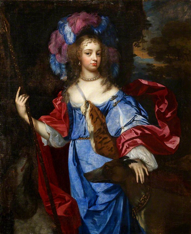 Jacob Huysmans (c.1633-1696) - Elizabeth Cornwallis (d.1708), Mrs Edward Allen, as Diana the Huntress - 494922 - National Trust