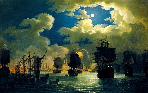 Jacob Philipp Hackert Chesma Beginning