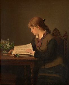 Jacob Taanman - Lezend meisje - SA 1064 - Amsterdam Museum