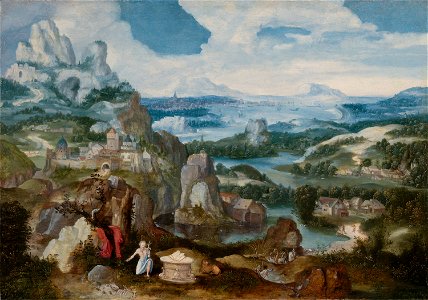 Jacob Patinir - Landscape with the Penitent Saint Jerome - 1953.27 - Art Institute of Chicago