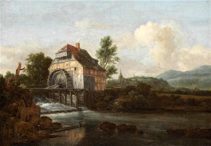 Jacob Isaaksz van Ruisdael - Landscape with a Watermill - F82.94 - Detroit Institute of Arts