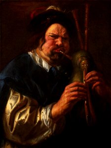Jacob Jordaens - De doedelzakspeler - Le Joueur de cornemuse - Fonds Courtin-Bouché - Koning Boudewijnstichting - Fondation Roi Baudouin