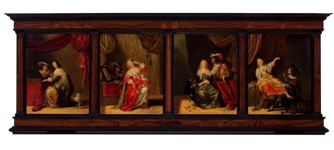 Jacob van der Merck - Vier van de vijf zinnen - 1512 a-d (OK) - Museum Boijmans Van Beuningen