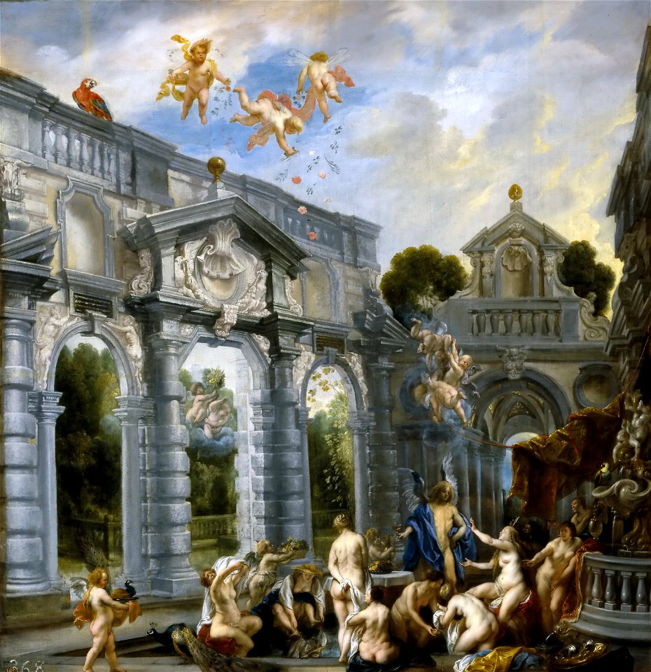 Jacob Jordaens - The Love of Cupid and Psyche