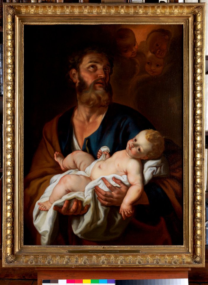 Jacob Leyssens - Joseph and the child Jesus