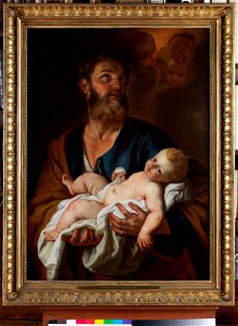 Jacob Leyssens - Joseph and the child Jesus