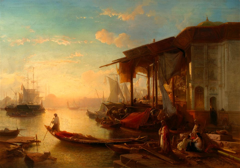 Jacob Jacobs (1812-1879) - The Golden Horn, Constantinople - RCIN 403661 - Royal Collection