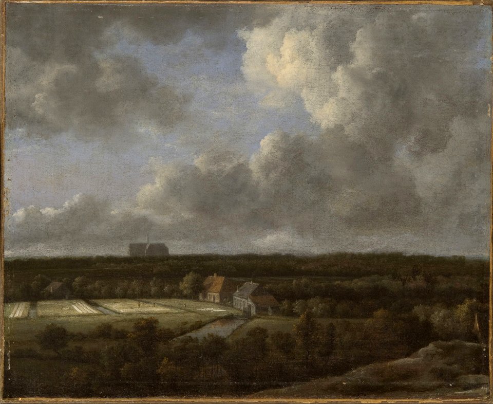 Jacob van Ruisdael - Bleaching Fields to the North-Northeast of Haarlem