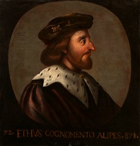 Jacob Jacobsz de Wet II (Haarlem 1641-2 - Amsterdam 1697) - Ethus 'Alipes', King of Scotland (884-6) - RCIN 403294 - Royal Collection