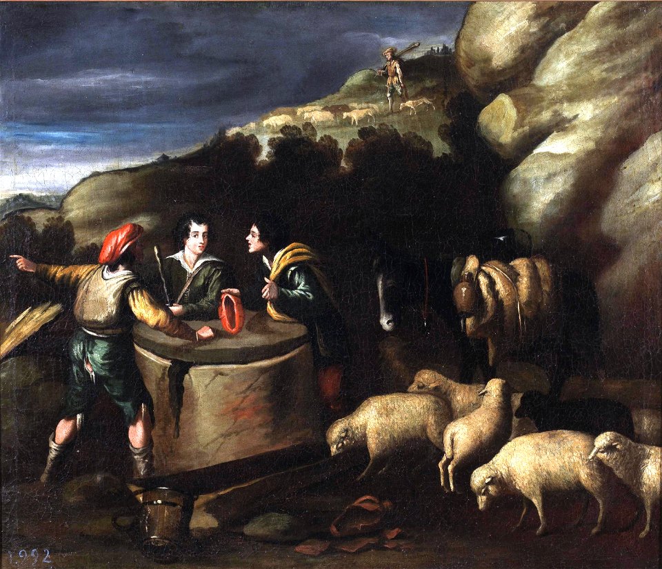 Jacob en el pozo, del taller de Pedro de Orrente (Museo del Prado)