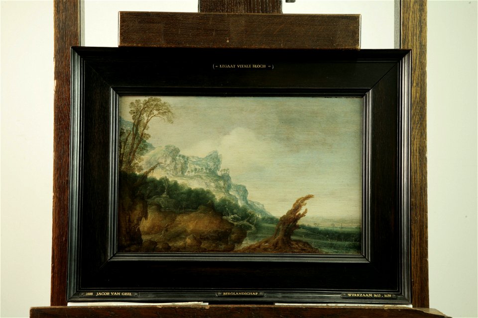 Jacob van Geel - Berglandschap met boomstronk - 2888 (OK) - Museum Boijmans Van Beuningen