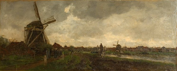 Jacob Maris - Het jaagpad - 0421 - Rijksmuseum Twenthe