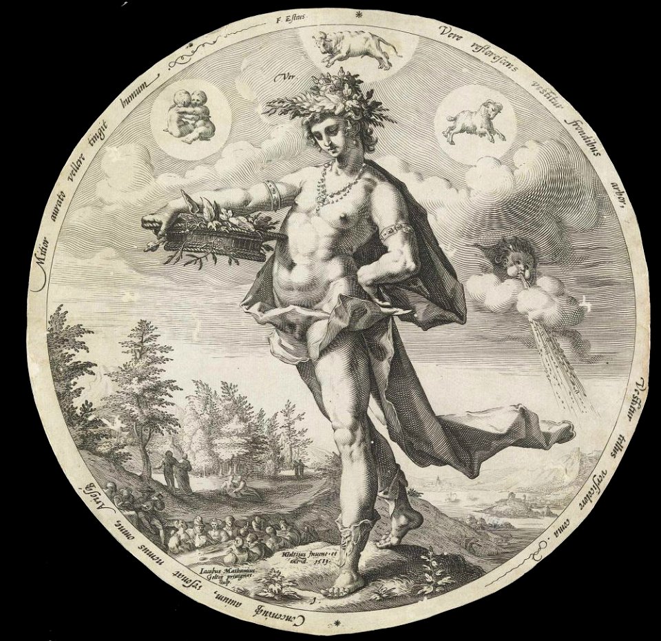 Jacob Matham - As Estações - Primavera