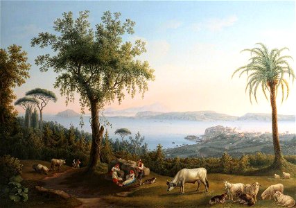Jacob Philipp Hackert (1737-1807) - The Gulf of Pozzuoli - 608968 - National Trust