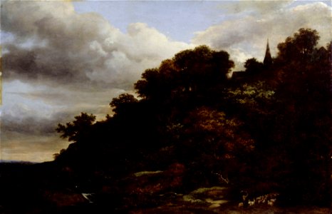 Jacob va Ruisdael - Landscape with Hill