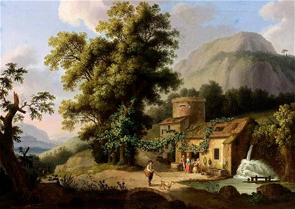 Jacob Philipp Hackert - View of the Copper-Mill in Vietri - WGA11025