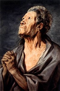 Jacob Jordaens - An Apostle - WGA12009. Free illustration for personal and commercial use.