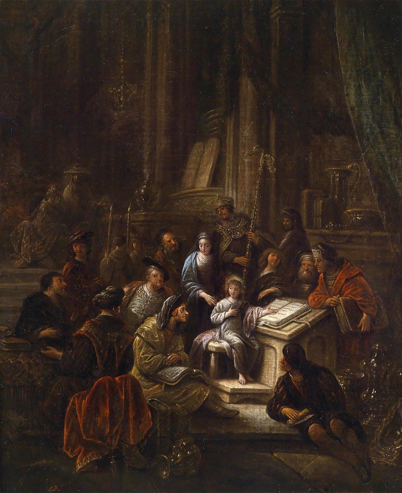 Jacob Willemsz de Wet Der zwölfjährige Jesus im Tempel