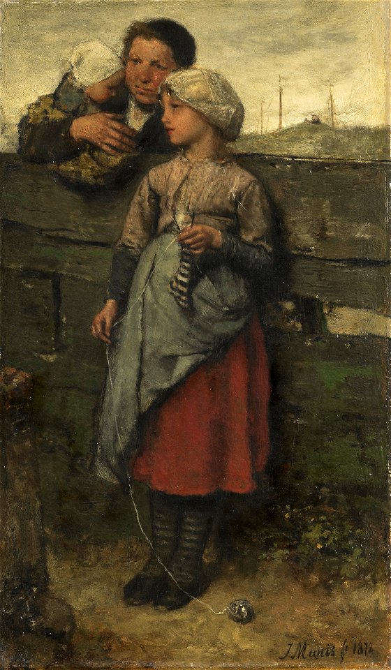 Jacob Maris - Dorpelingen
