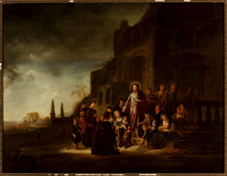 Jacob Willemsz. de Wet I - Christ among children - M.Ob.1673 MNW - National Museum in Warsaw