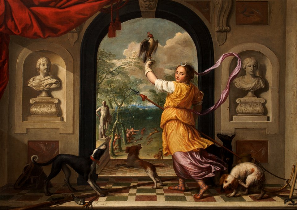 Jacob van Oost (I) - Diana the Huntress