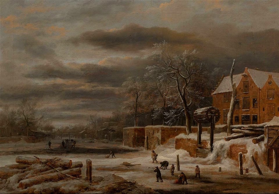 Jacob van Ruisdael - Winter Landscape