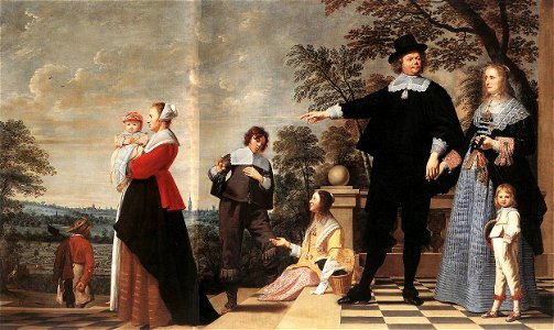 Jacob van Oost (I) - Portrait of a Bruges Family - WGA16651