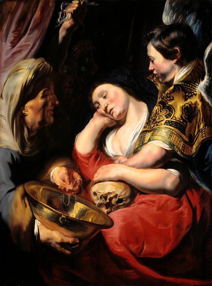 Jacob Jordaens - The Temptation of the Magdalene - 1991.111 - Art Institute of Chicago