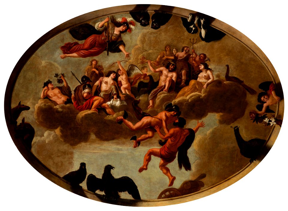 Jacob Jacobsz de Wet II (Haarlem 1641-2 - Amsterdam 1697) - The Apotheosis of Hercules - RCIN 401239 - Royal Collection
