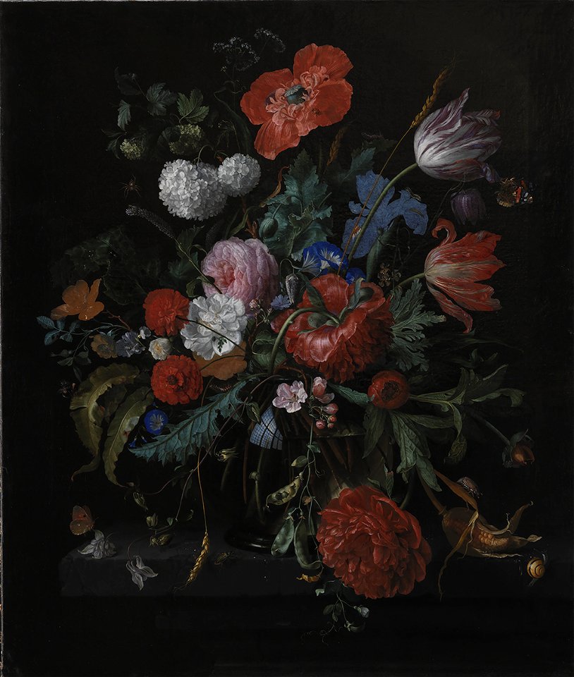 Jacob van Walscapelle - A Bunch of Flowers - KMSst211 - Statens Museum for Kunst