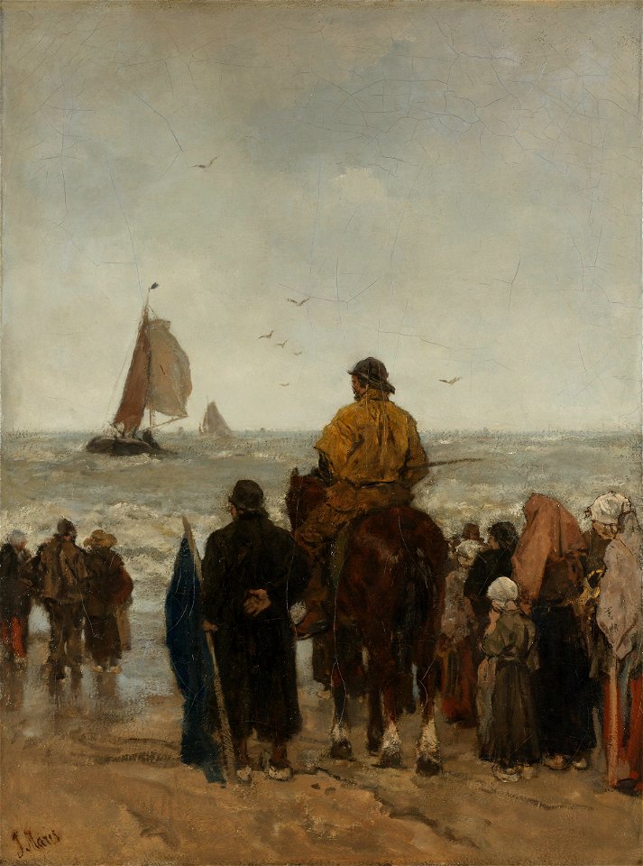 Jacob Maris - Aankomst der boten