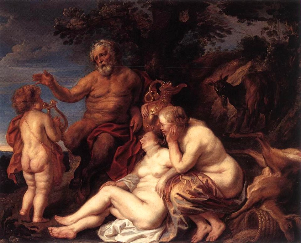 Jacob Jordaens - Education of Jupiter - WGA11993