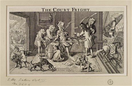 Jacobite broadside - Court of Fright