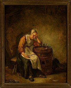 Jacob Toorenvliet - Sleeping woman - M.Ob.27 MNW - National Museum in Warsaw