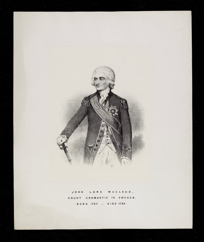 Jacobite broadside - John, Lord Macleod, Count Cromartie in Sweden (1727-1789)