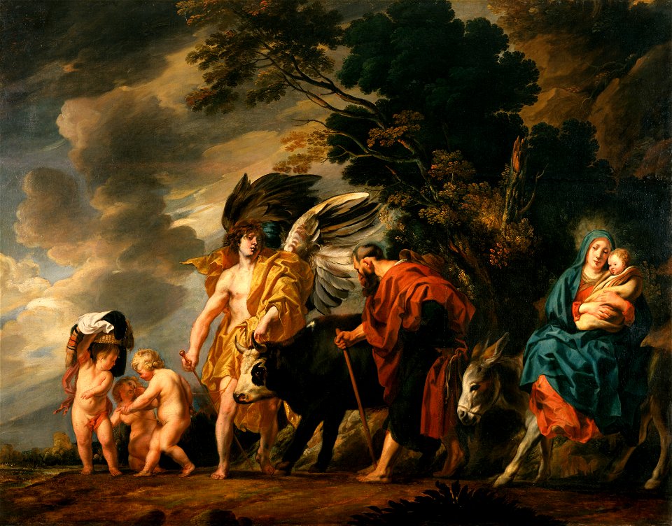 Jacob Jordaens the elder - Flight of the Holy Family into Egypt - Walters 372368